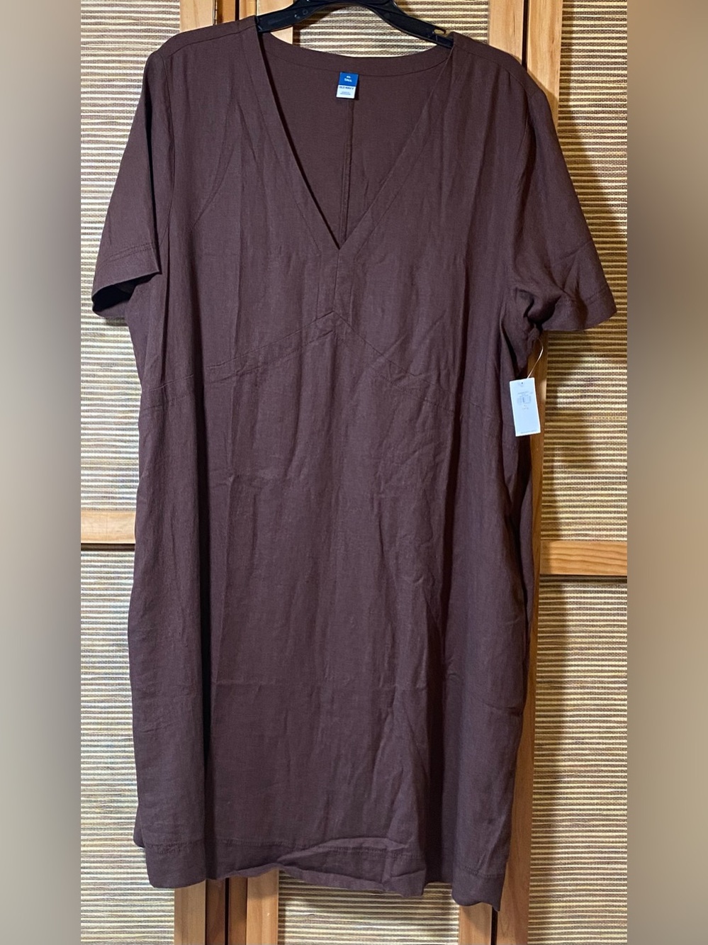 Linen blend dress size XL Tall